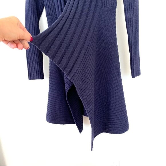 Hekla & Co. open cardigan with waterfall front in a wool blend, made in Italy - Picture 3 of 11